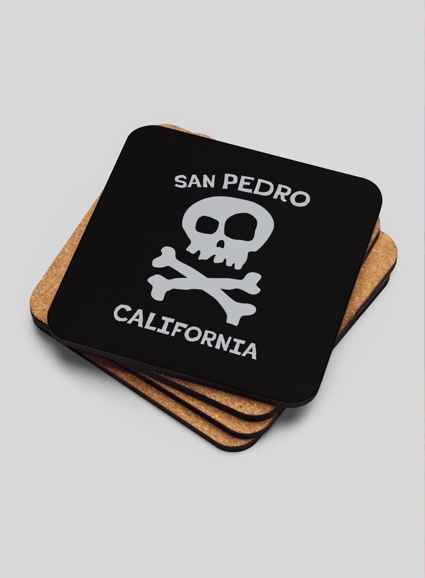 Collectible San Pedro Cork-Back Coasters - Gen 1: 4 Pack