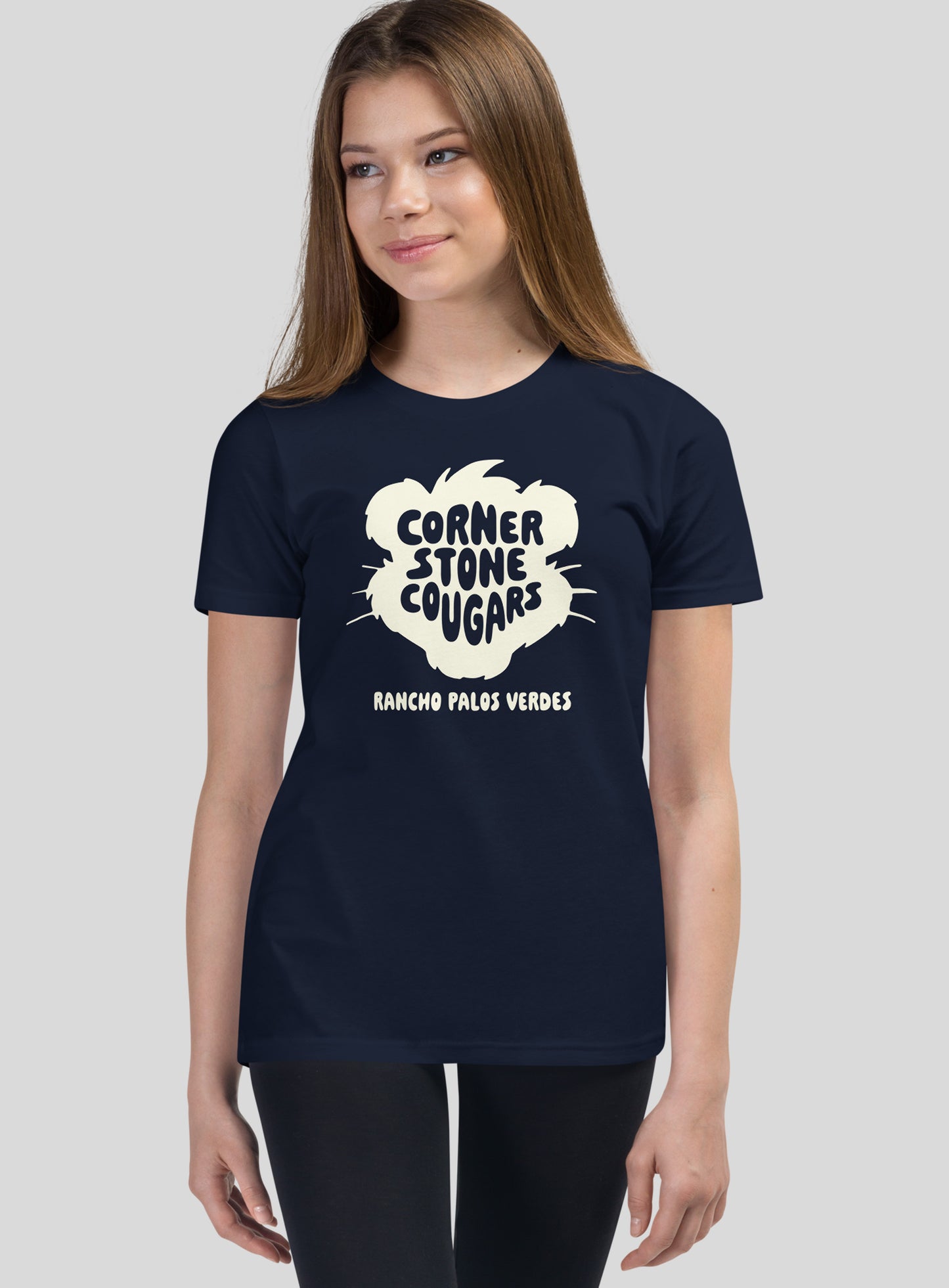 Youth: Cornerstone Playground Tee - Navy
