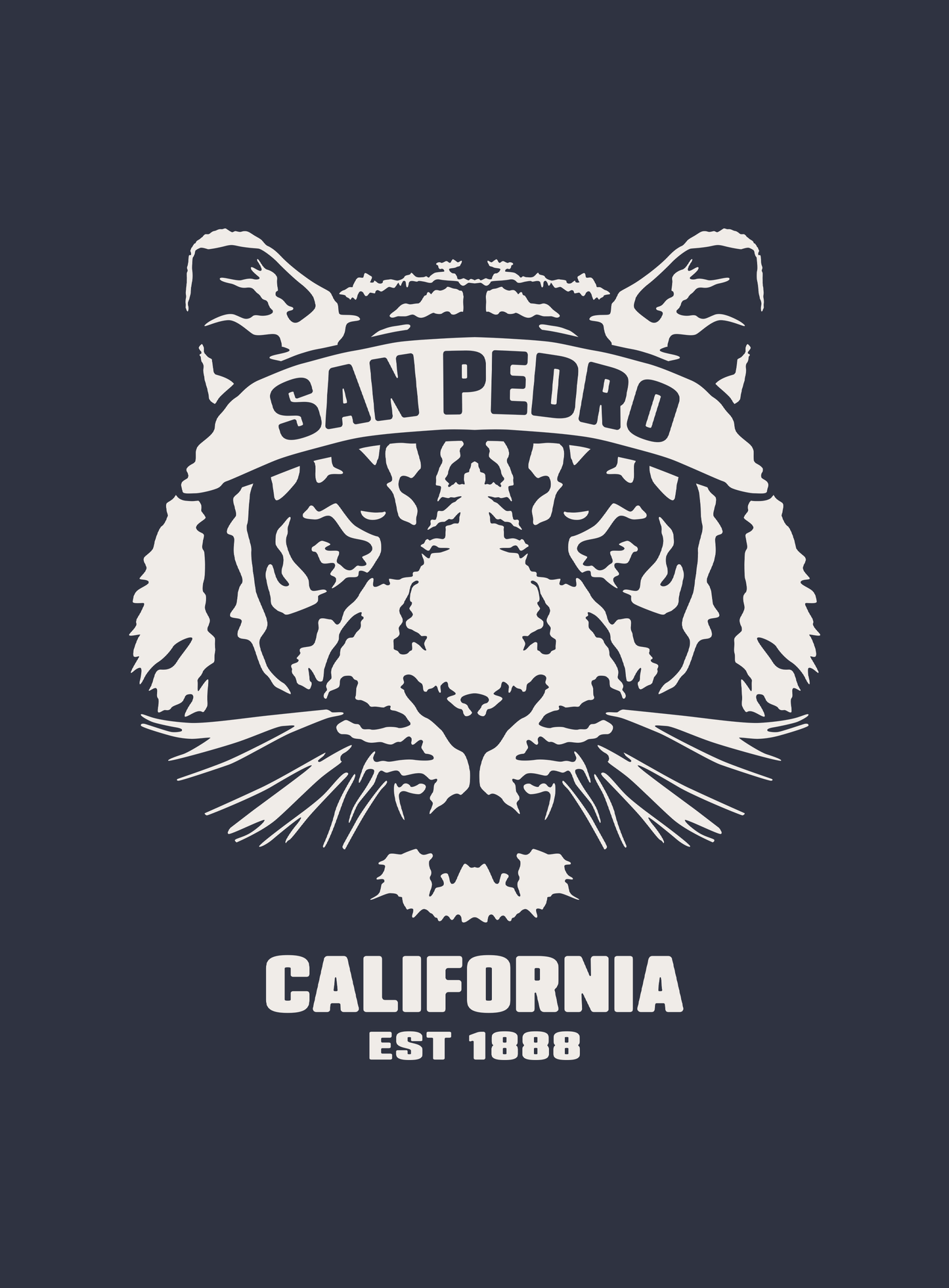 Unisex: San Pedro Ambush Pullover Hoodie - Heather Navy