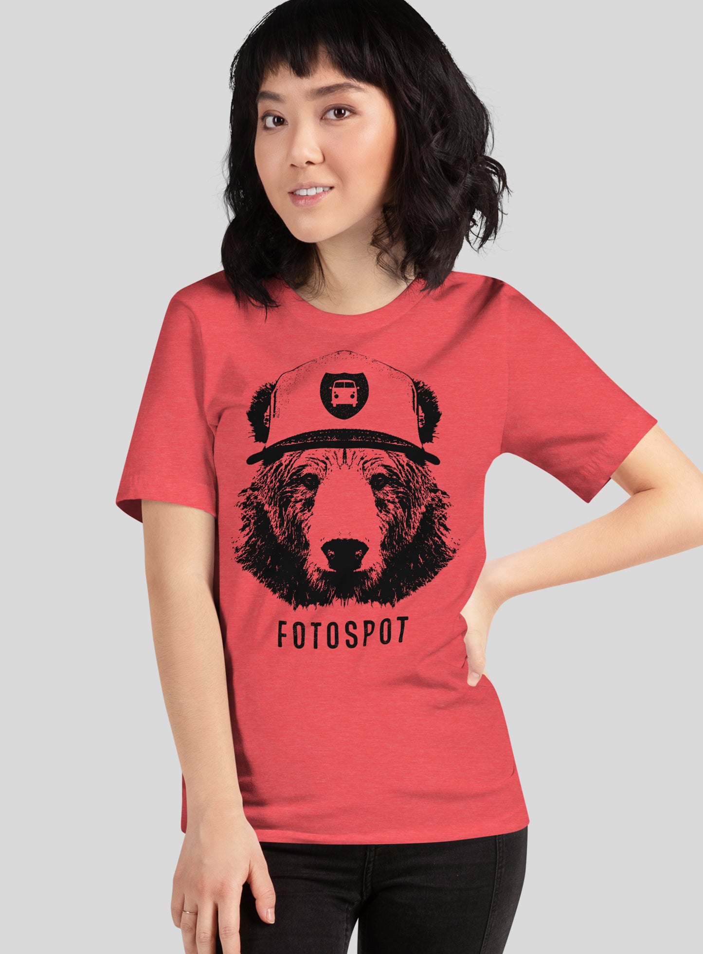 Unisex: Fotospot Smokey AF T-Shirt - Heather Red