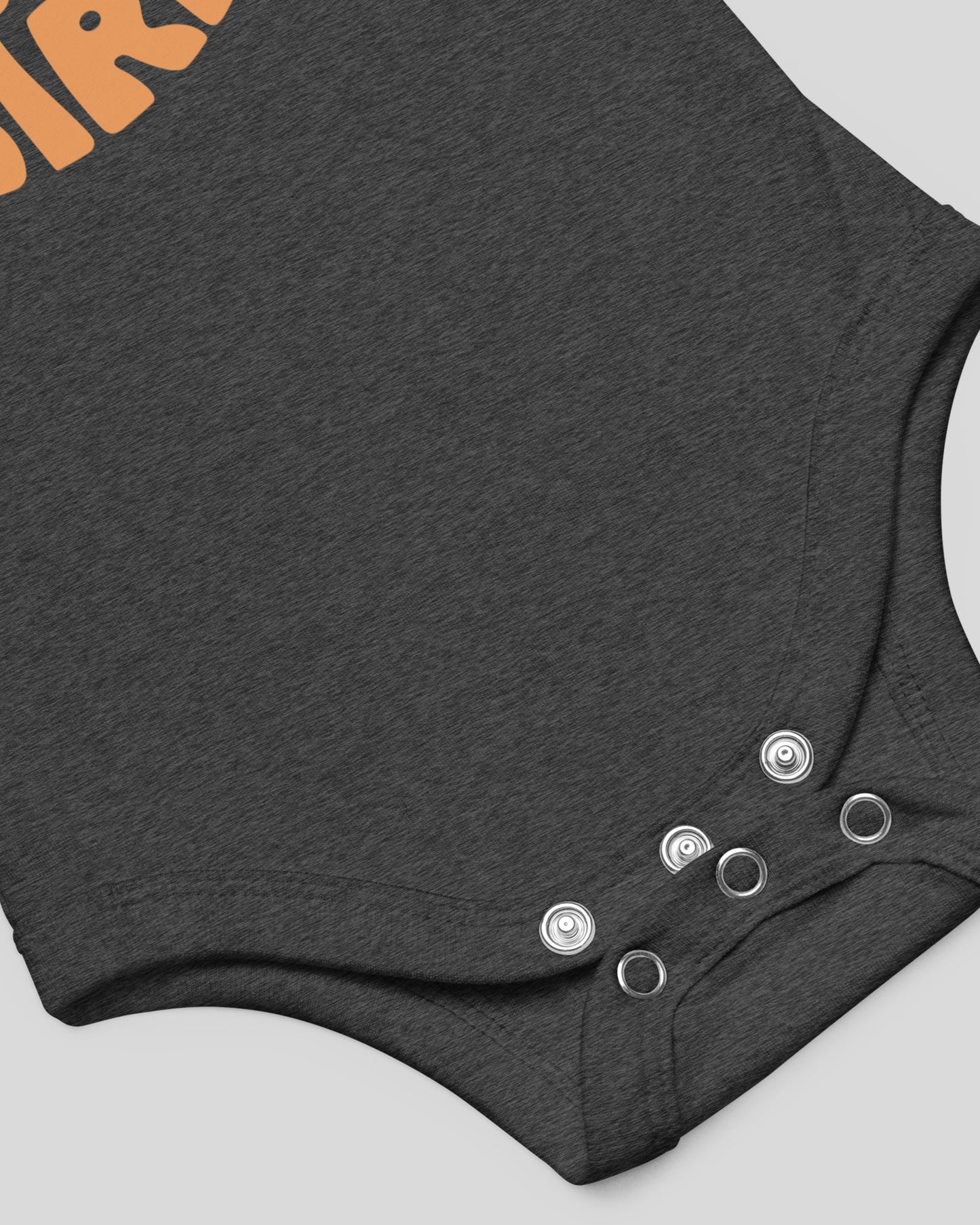 Groovy Hermosa Beach Onesie | Dark Grey Heather