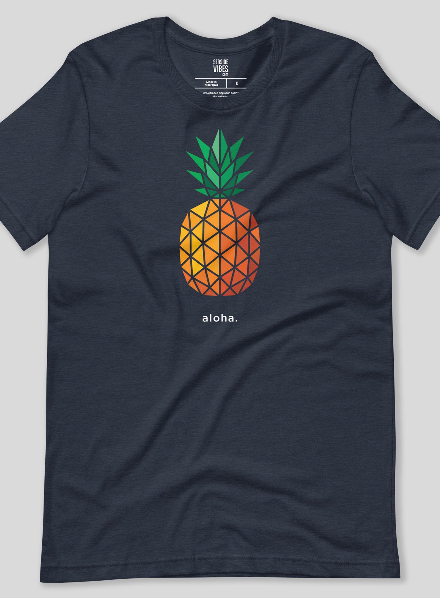 Unisex: Pineapple AF Tee - Heather Navy