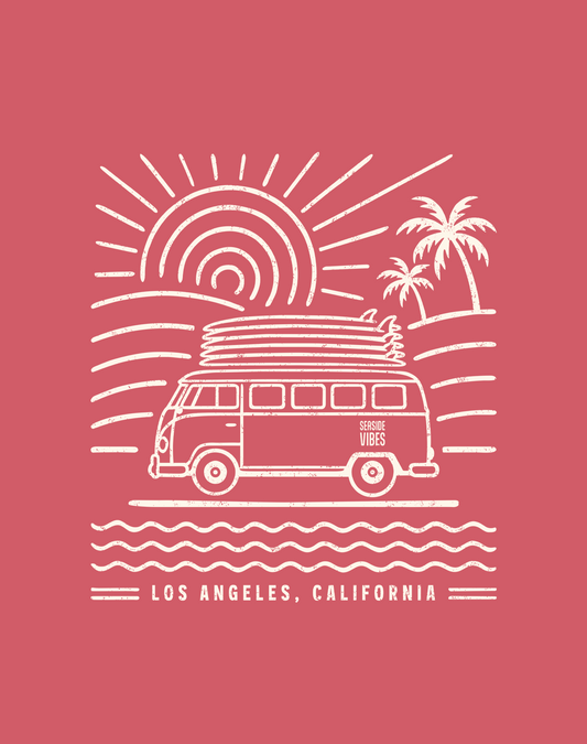 Los Angeles Endless Summer Tee - Premium 100% Cotton | Watermelon