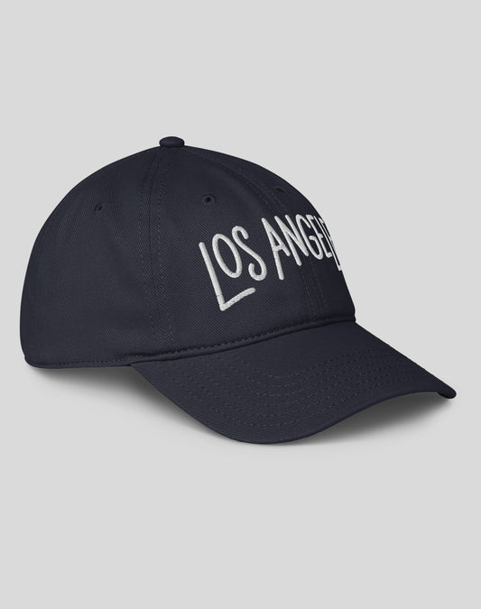 Los Angeles Low Profile Dad Hat - Dark Navy