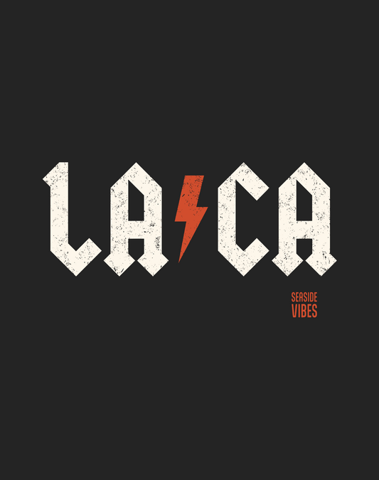Los Angeles Rocks (LA⚡️CA) Tee - Cotton Blend | Charcoal