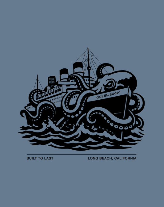 Long Beach Built to Last Tee - Unisex | Heather Indigo