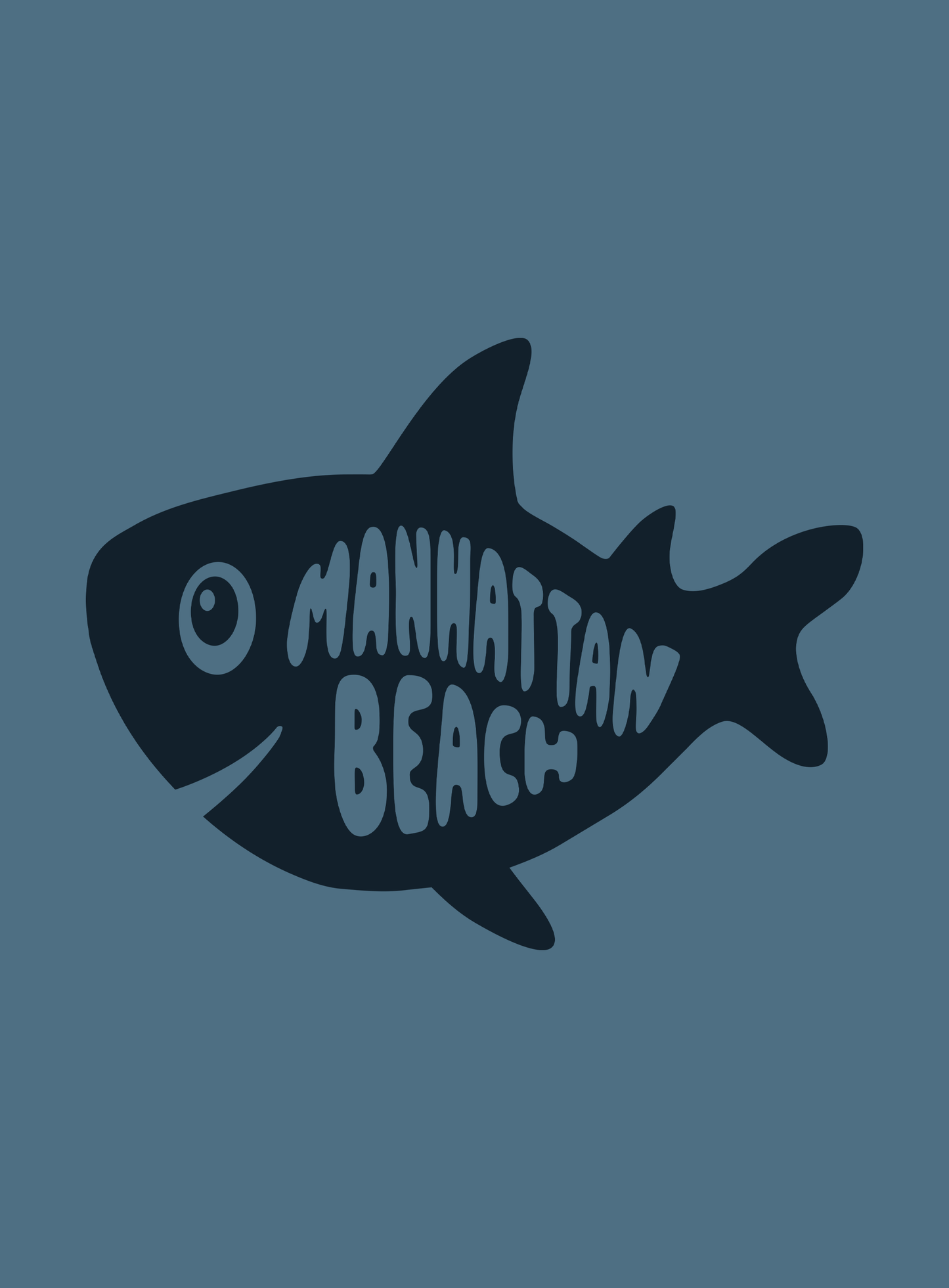 Manhattan Beach Shark Tote Bag
