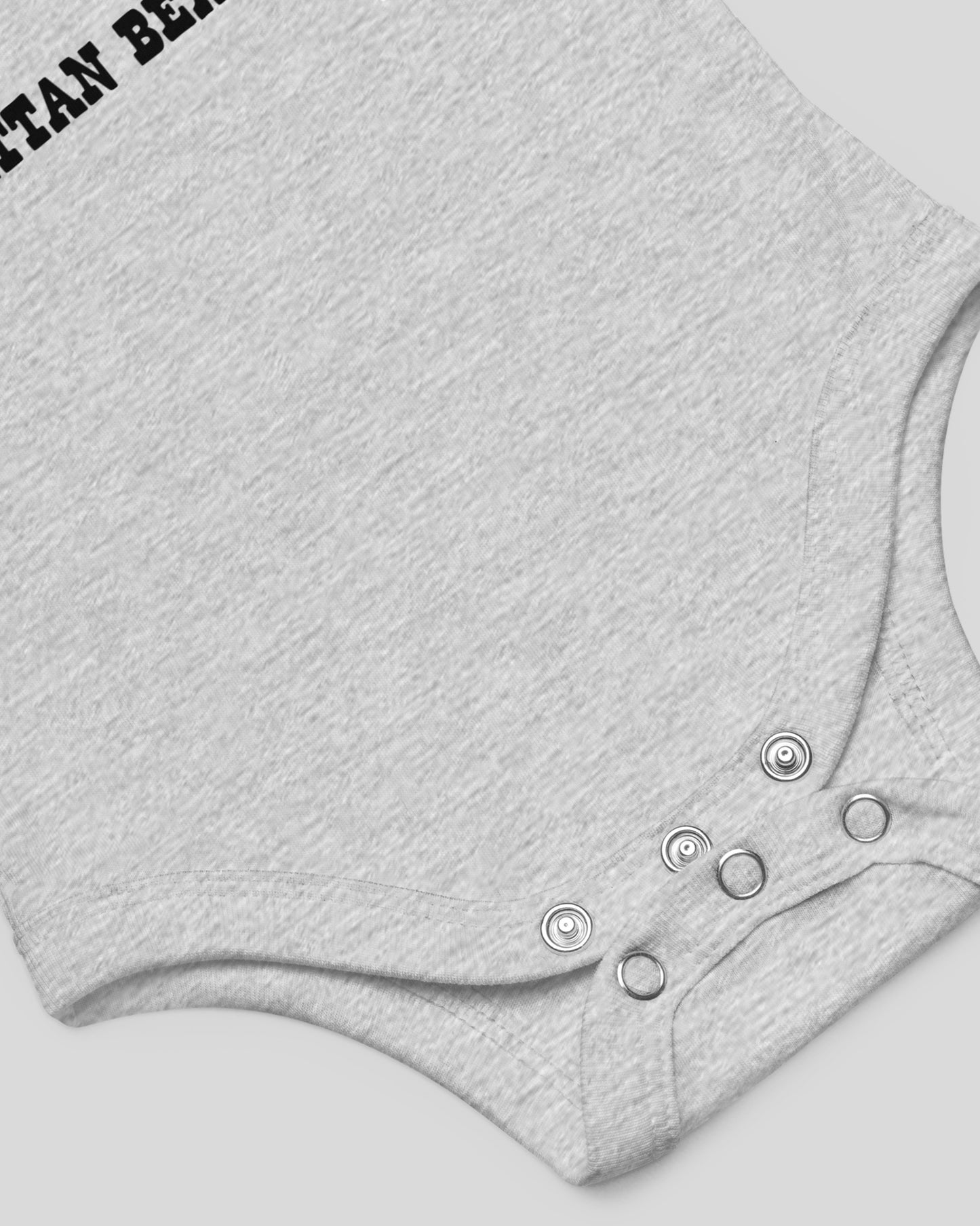 Feeling a Bit Crabby Manhattan Beach Onesie | Athletic Heather
