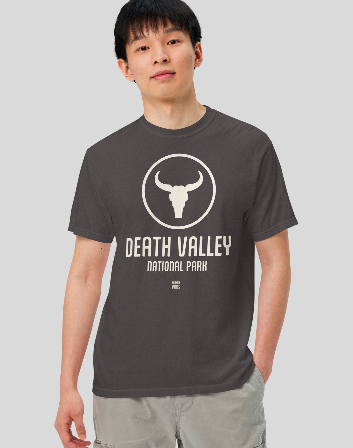 Unisex: Death Valley National Park Tee - 100% Cotton | Graphite