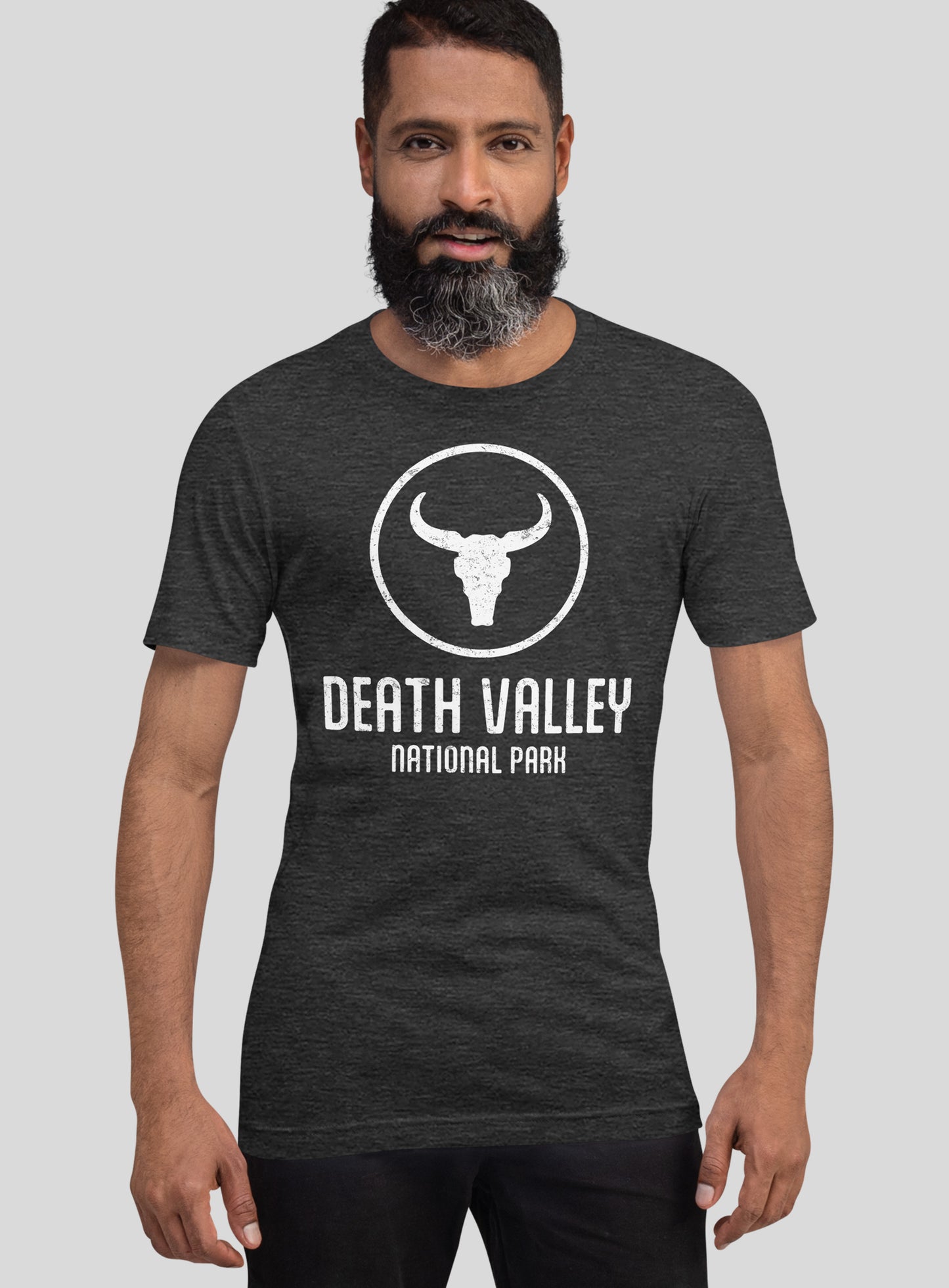 Unisex: Death Valley National Park Tee - Dark Grey Heather