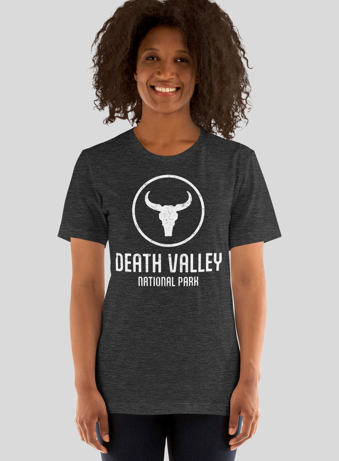Unisex: Death Valley National Park Tee - Dark Grey Heather