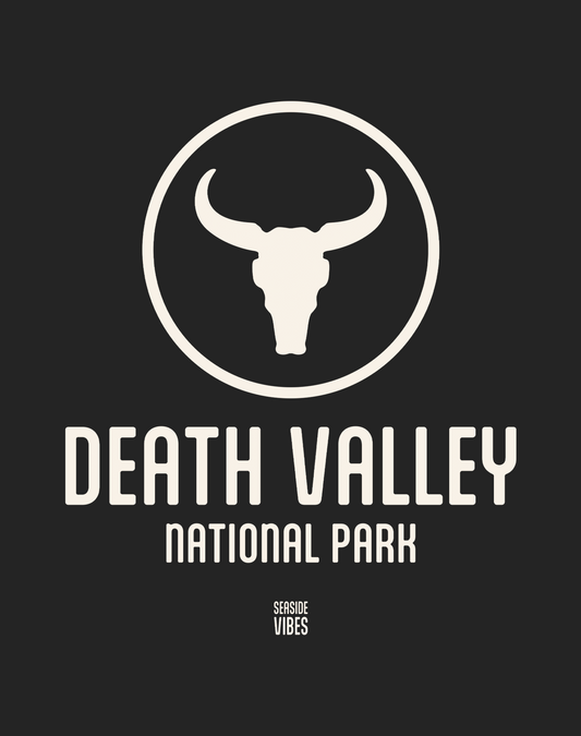 Death Valley National Park Tee - Cotton Blend | Charcoal
