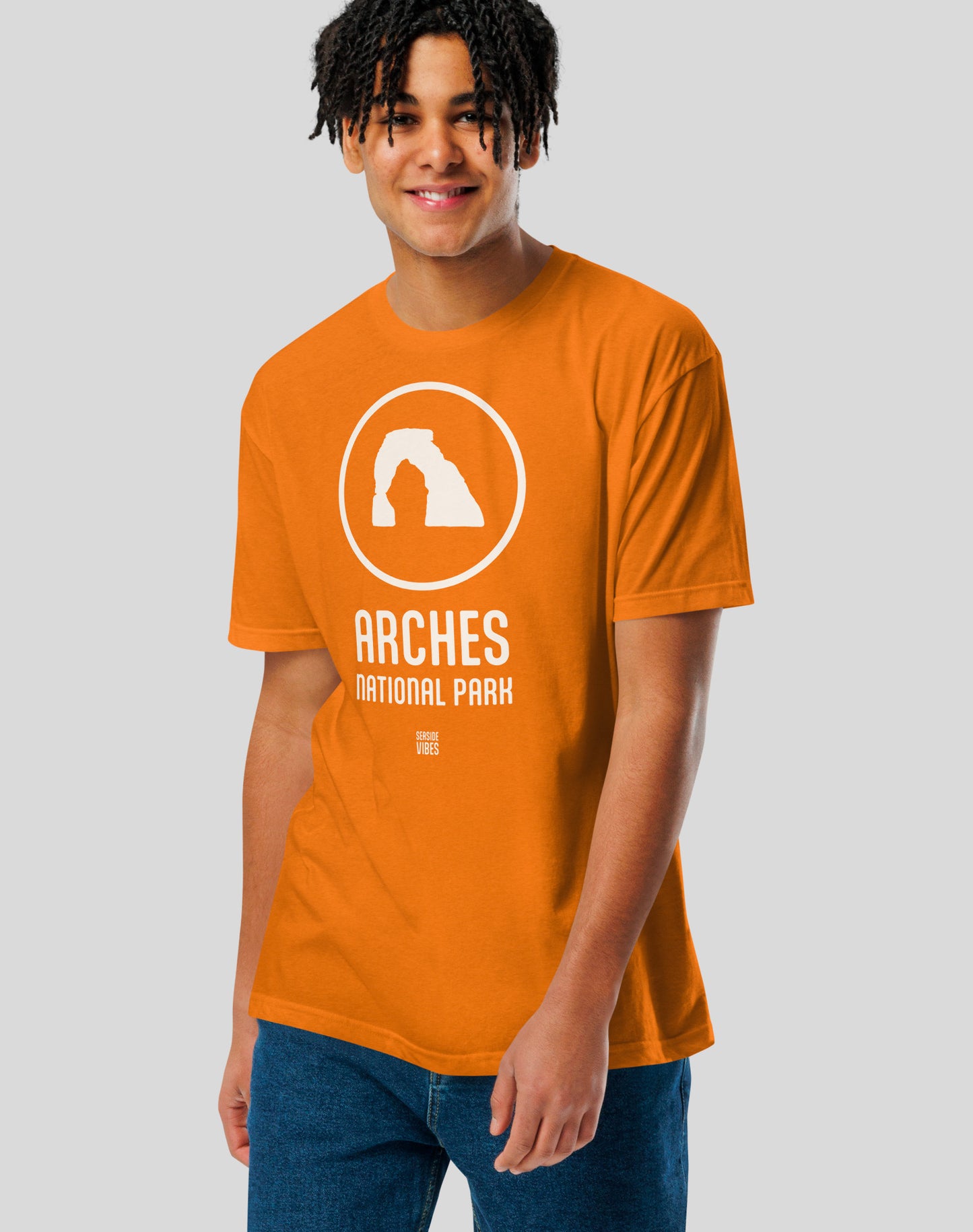 Arches National Park Tee - Cotton Blend | Orange