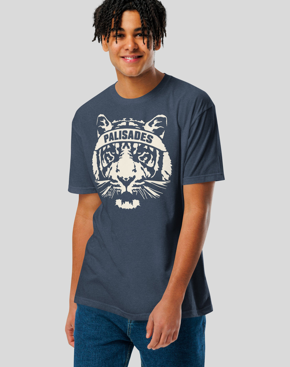 Palisades Tiger Ambush Tee - Cotton Blend | Midnight Navy
