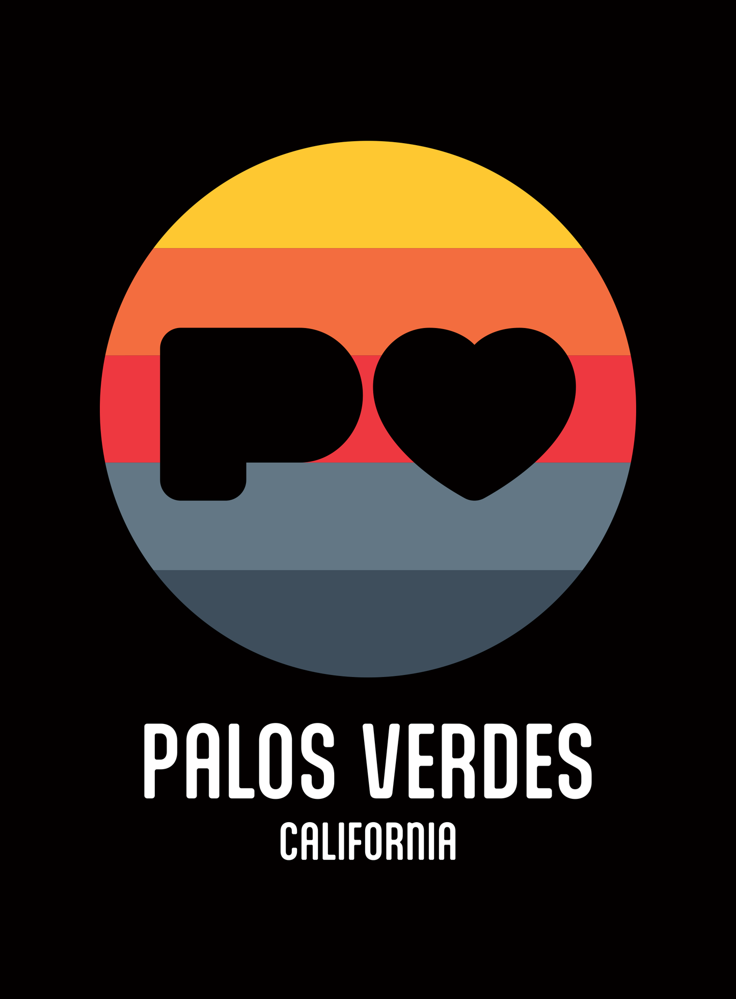 Palos Verdes Heart Logo Tote Bag