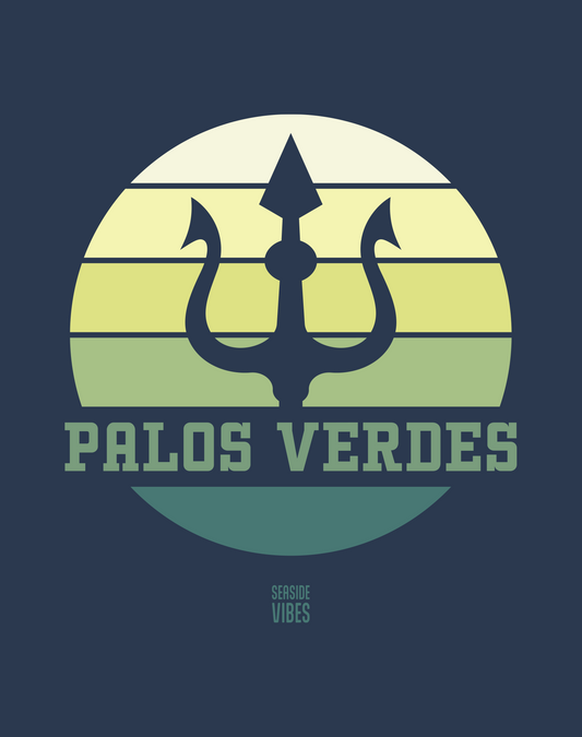 Palos Verdes Trident Tee - Cotton Blend | Midnight Navy