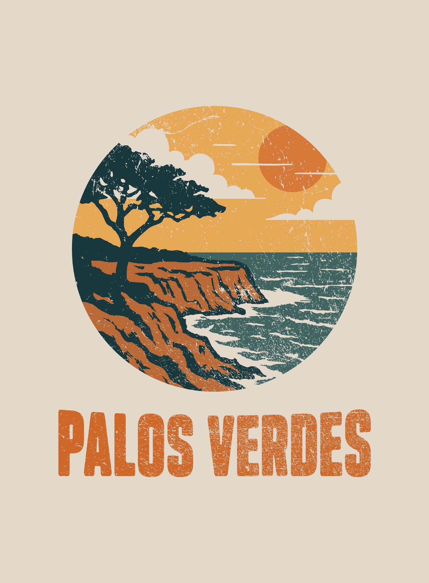 Unisex: Vintage PV Tee - Heather Dust