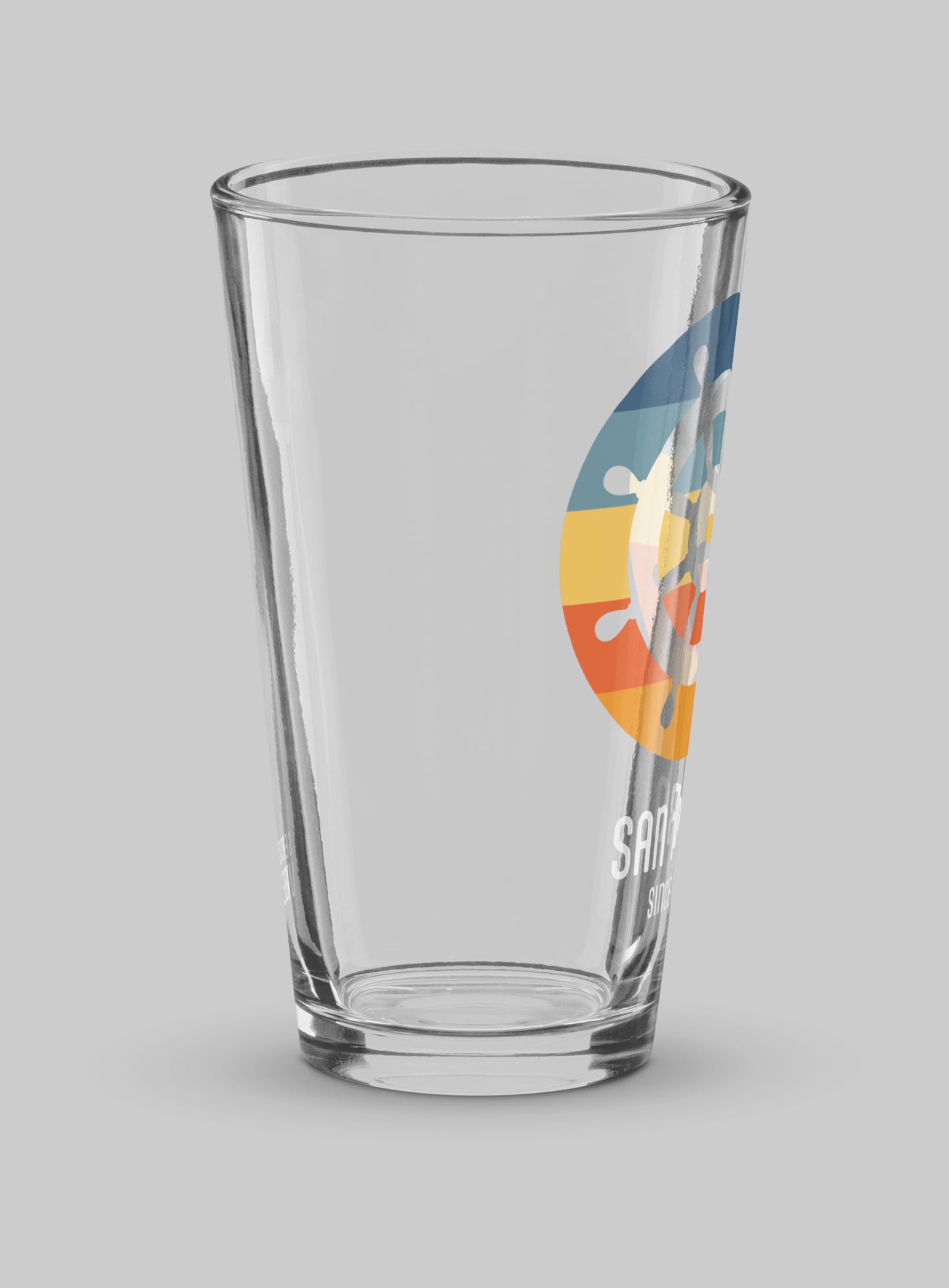 Collectible San Pedro Helm Pint Glass - 16 oz