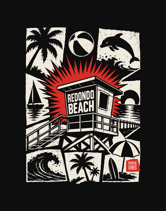 Redondo Beach Punk Rocks Tee - Unisex | Black