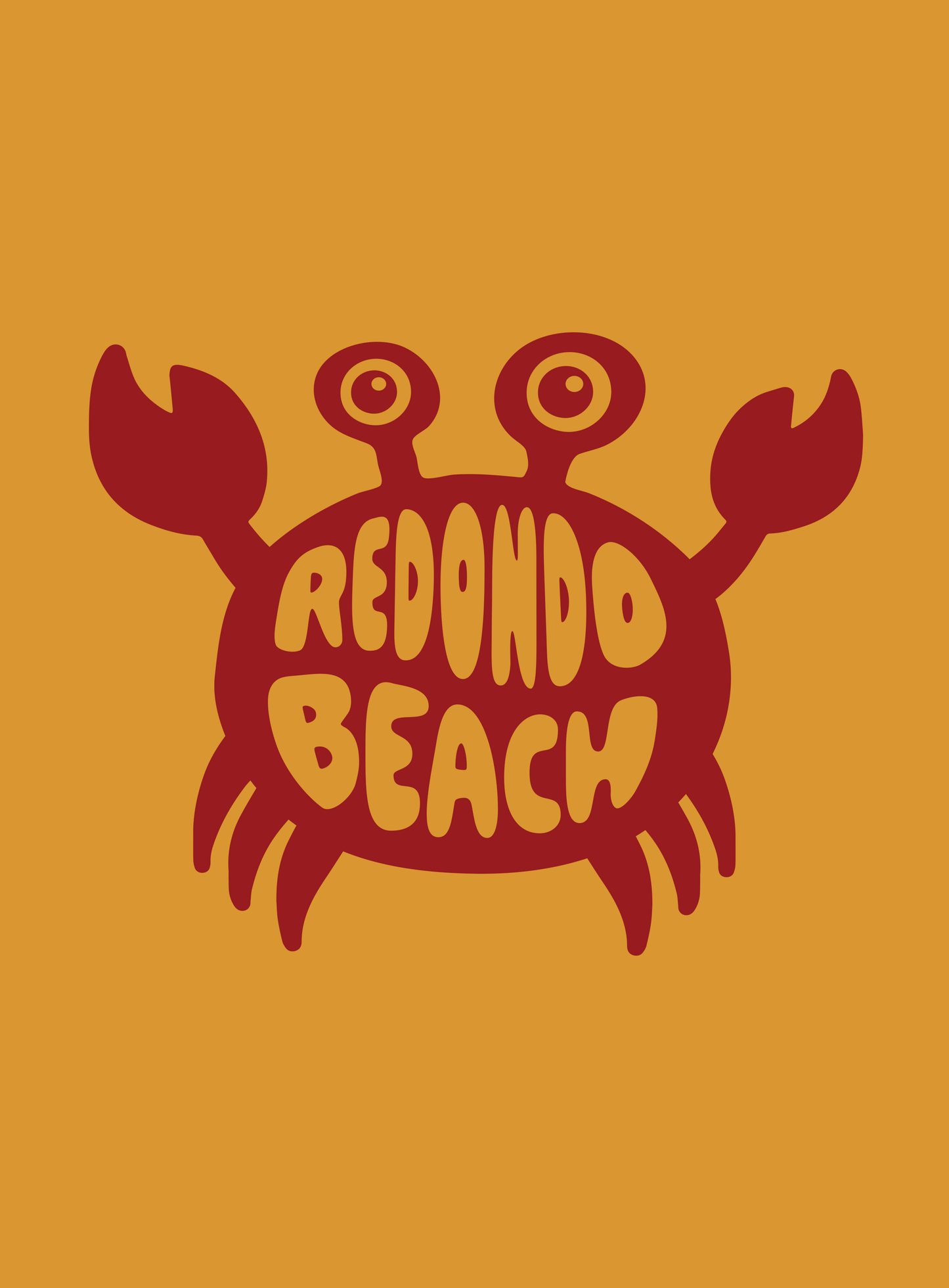 Redondo Beach Crab Tote Bag