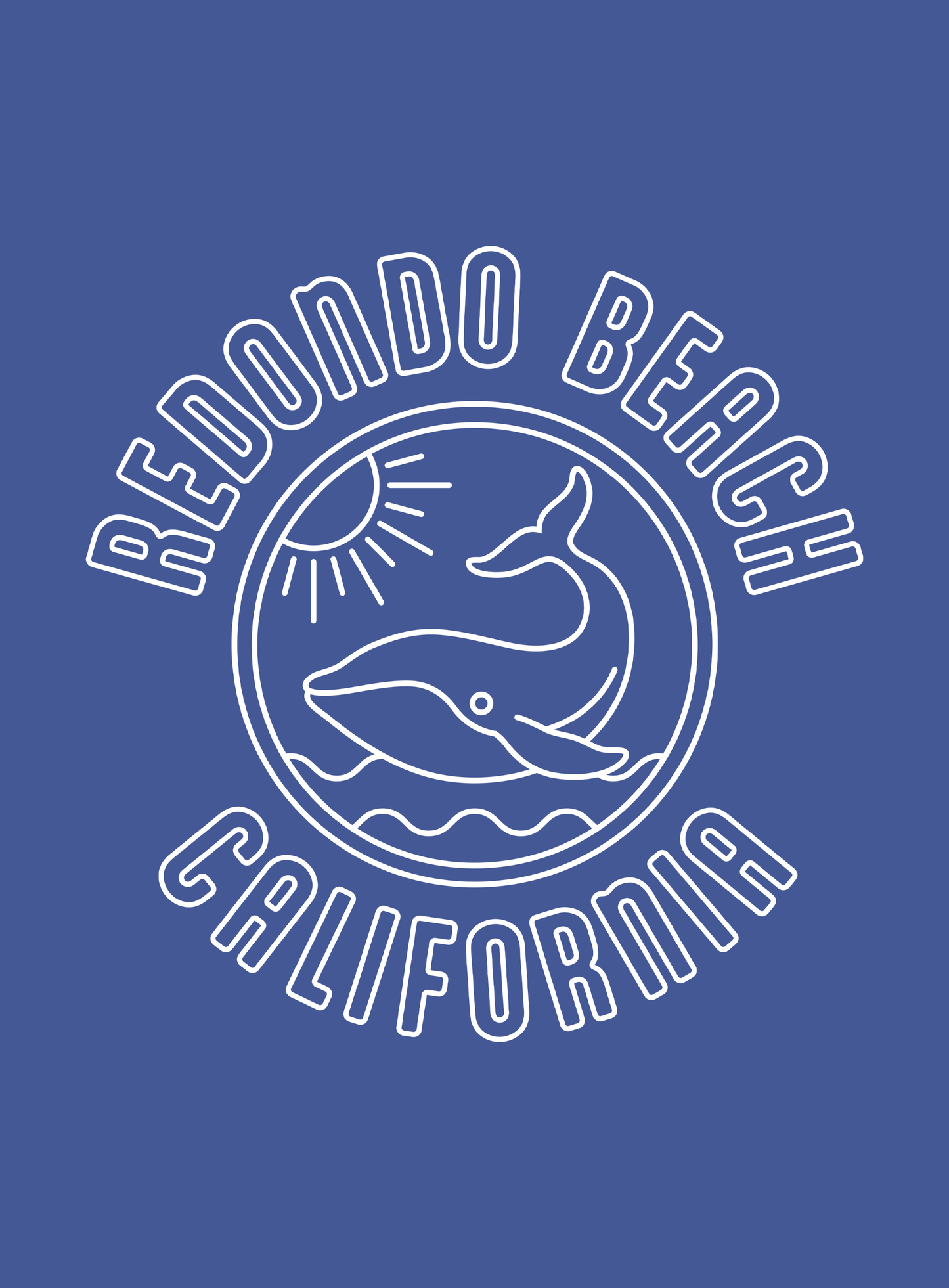 Redondo Beach Whale Tote Bag