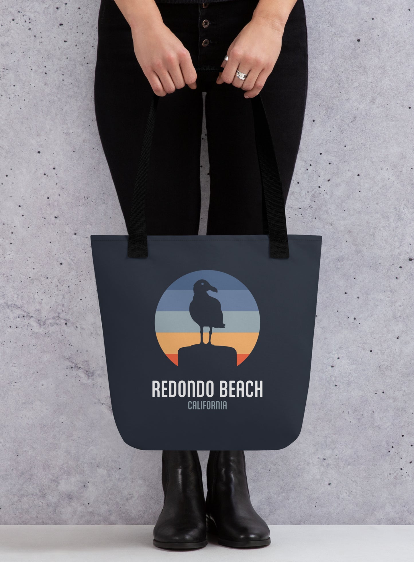 Redondo Beach Seagull Tote Bag