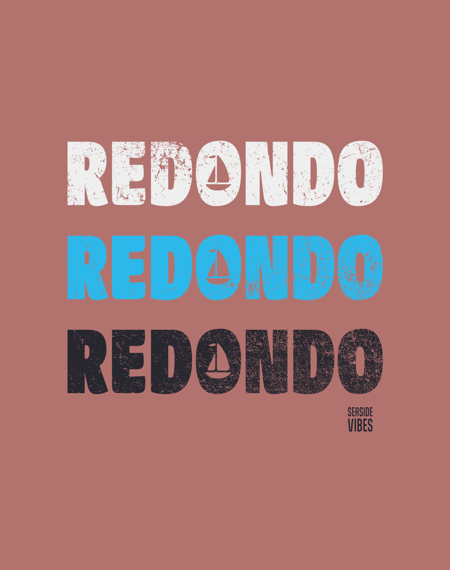 V-Neck: Redondo Remix Tee | Heather Mauve