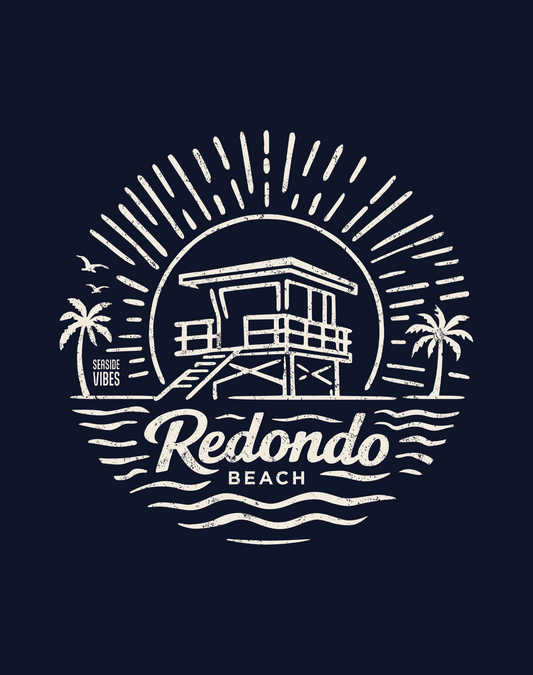 Youth: Redondo Beach Sunrise Session Tee | Navy