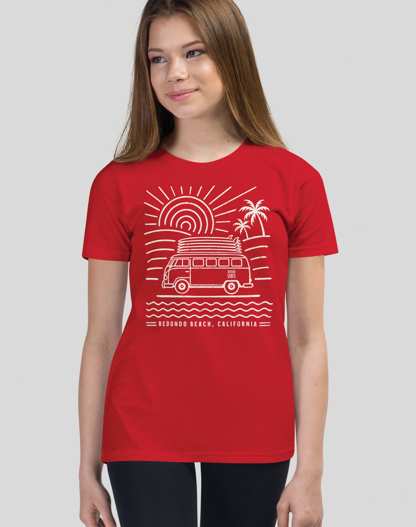 Youth: Redondo Beach Endless Summer Tee | Red