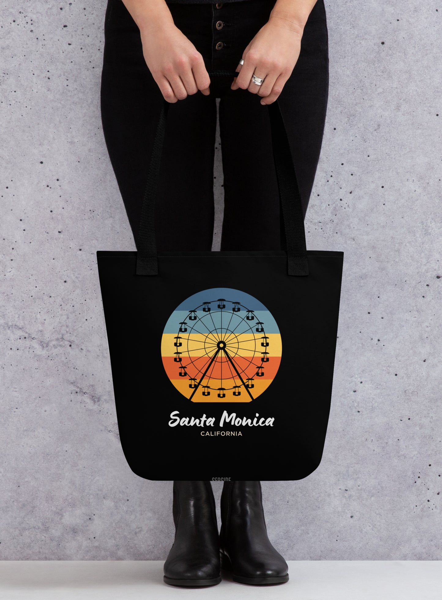 Santa Monica Pacific Wheel Tote Bag