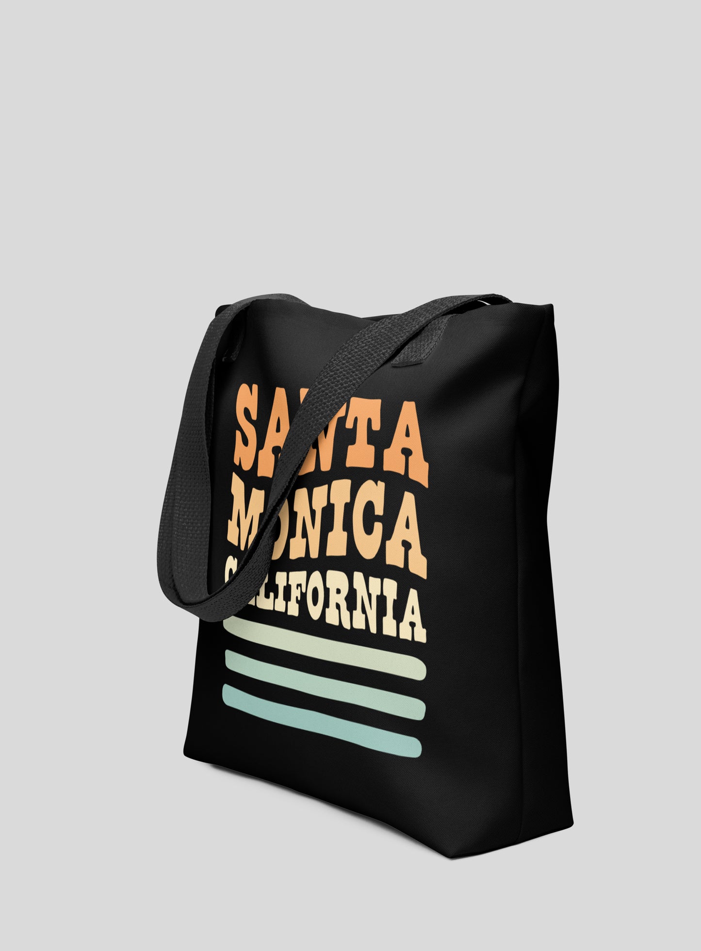 Santa Monica Waves Tote Bag