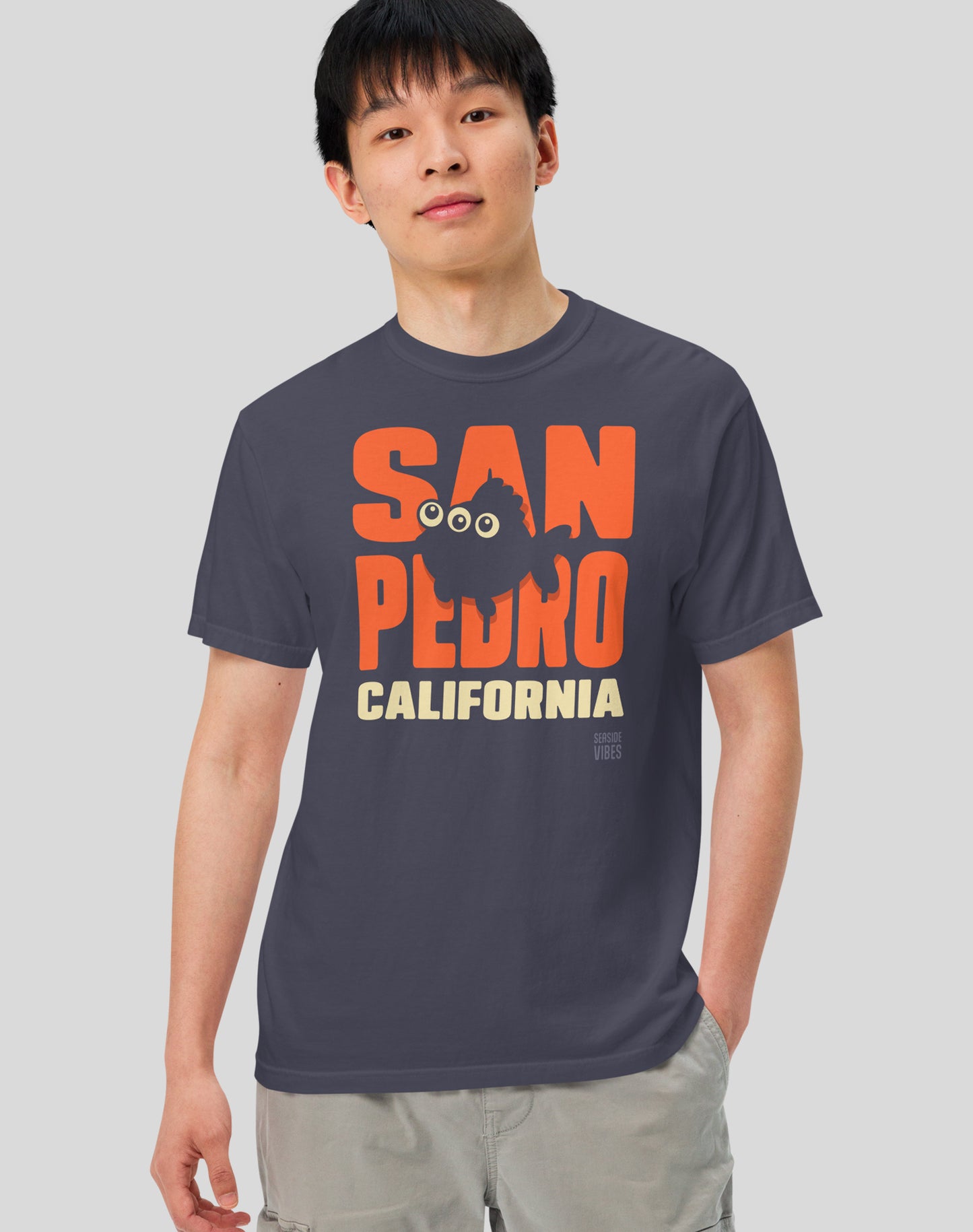 Unisex: All Eyes on Pedro Tee - 100% Cotton | Navy