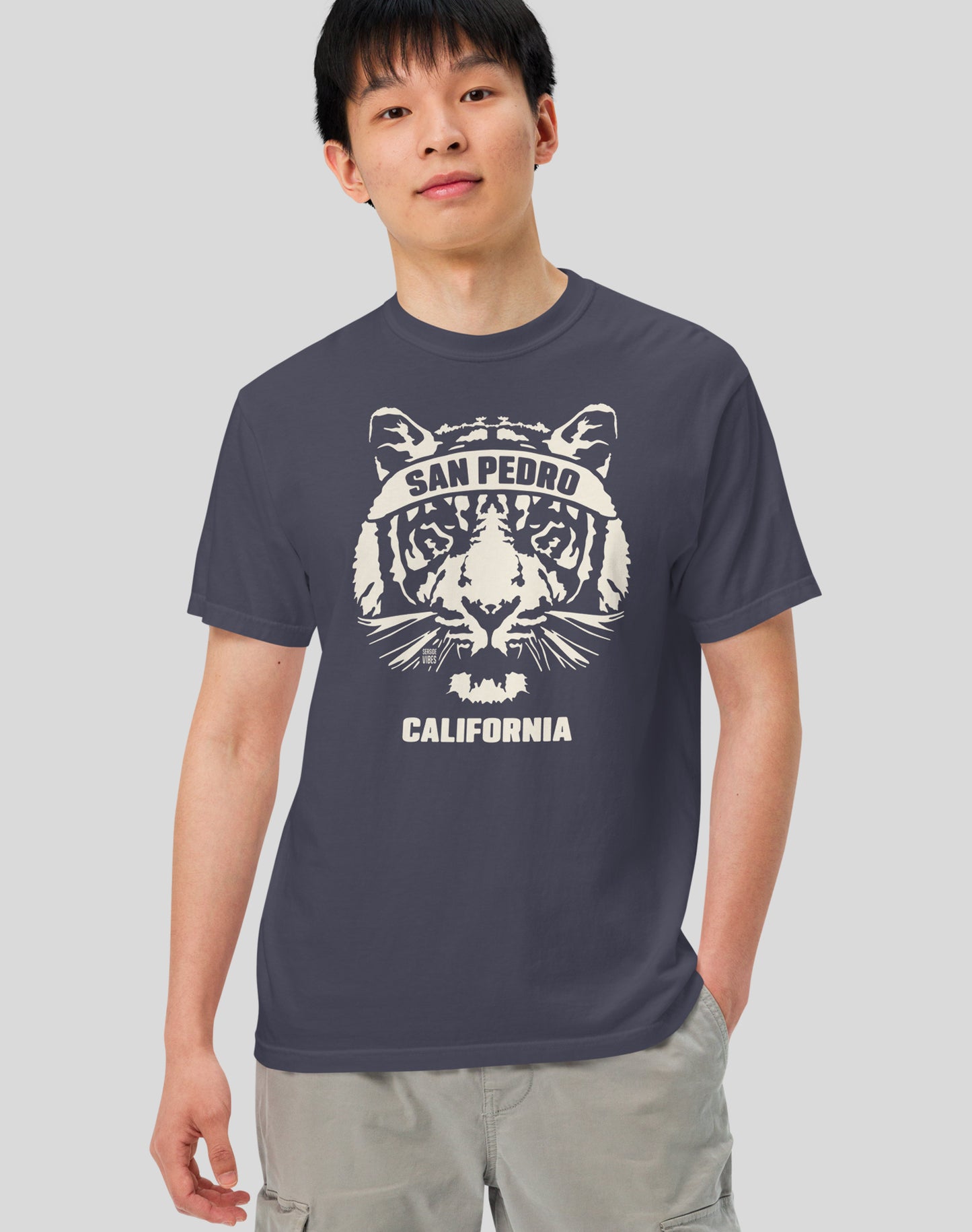 Unisex: San Pedro Ambush Tee - 100% Cotton | Navy