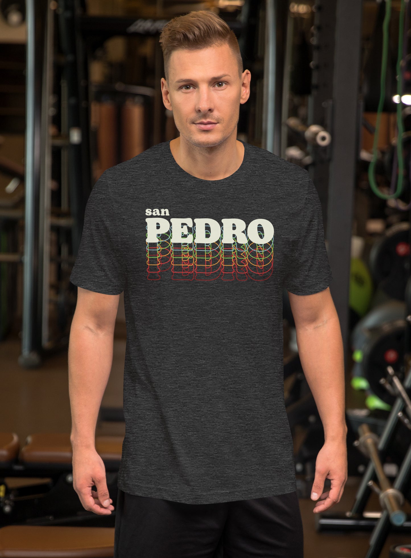 Unisex: San Pedro Remix Tee - Dark Grey Heather