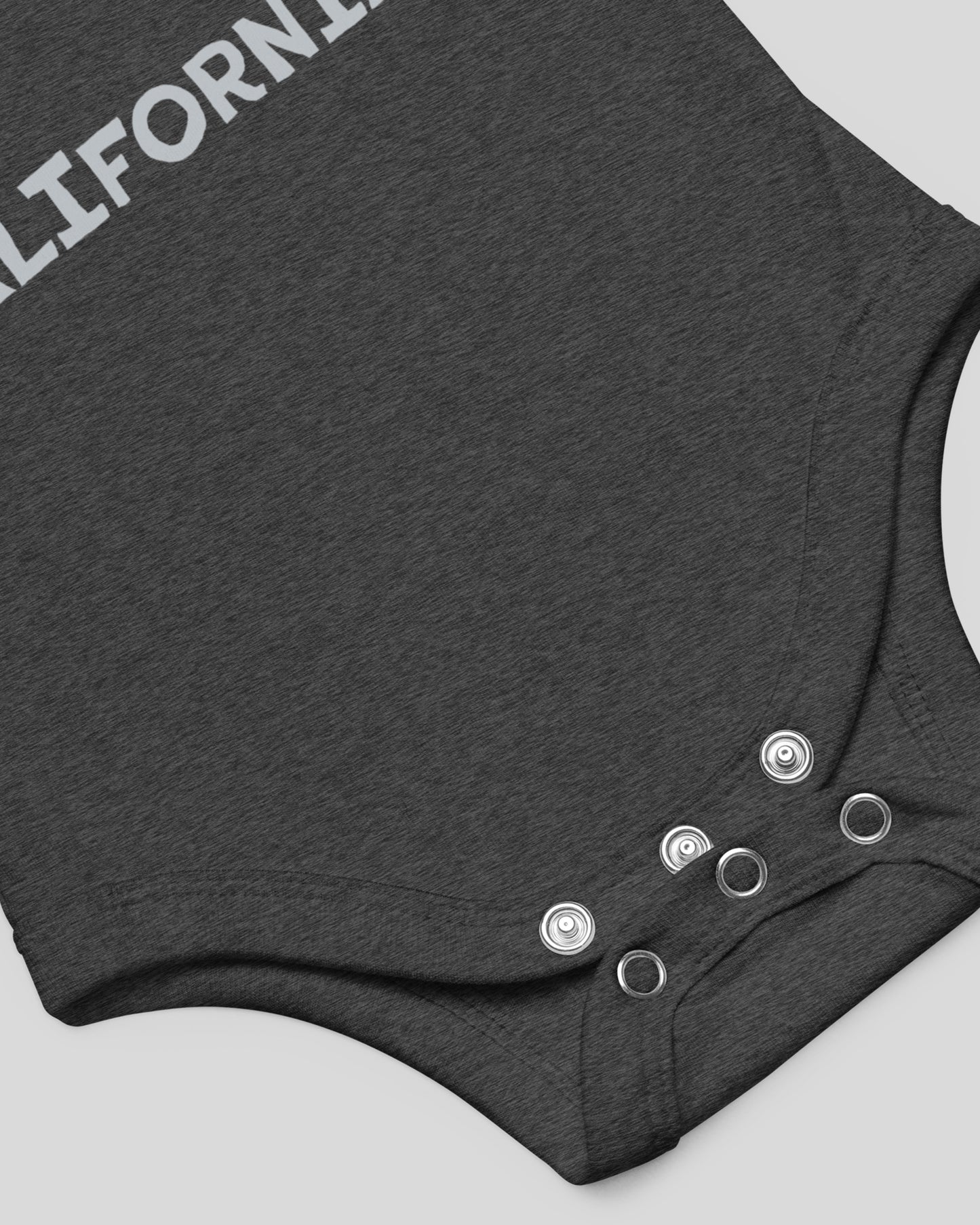 San Pedro Skull & Bones Onesie | Dark Grey Heather