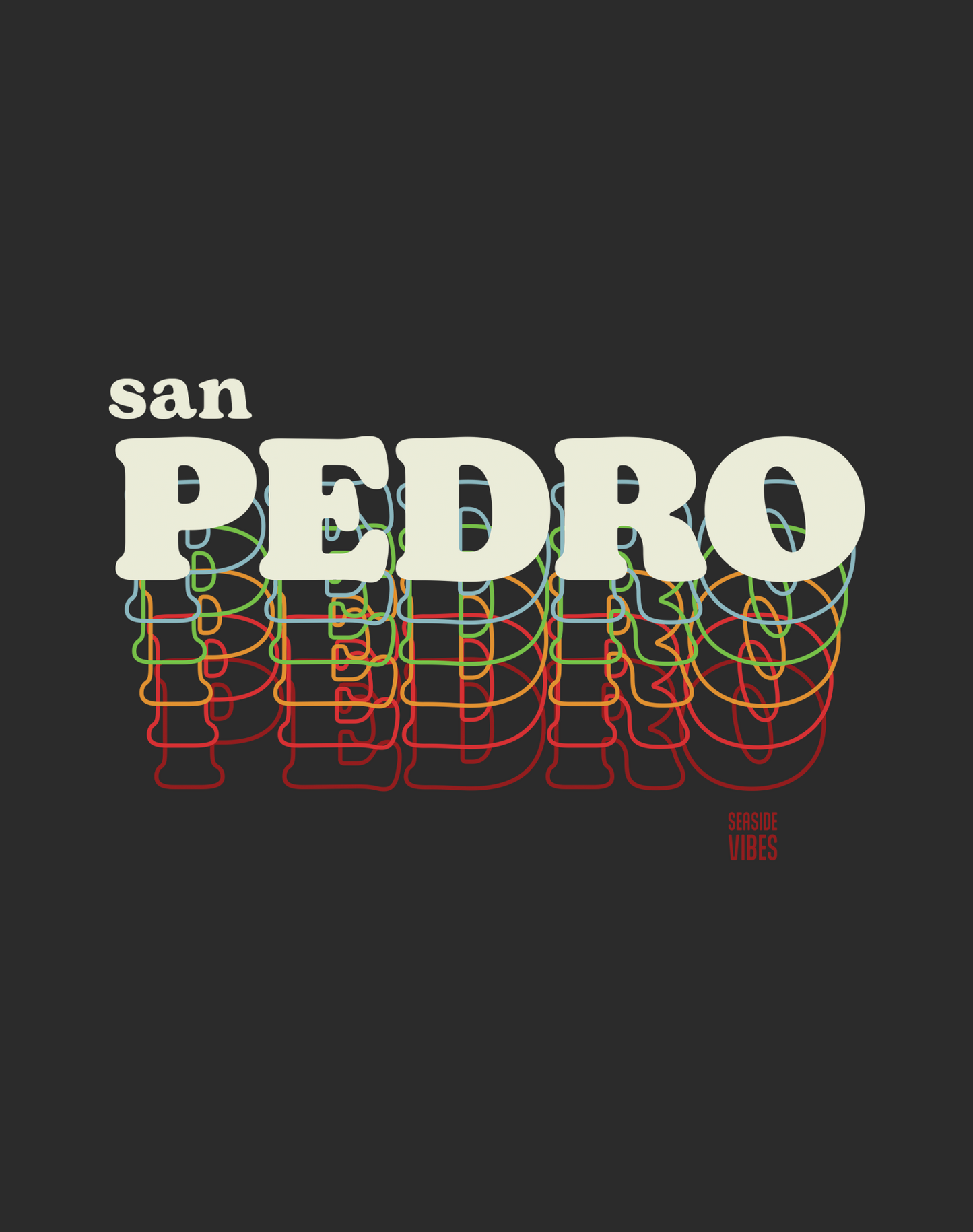 V-Neck: San Pedro Remix Tee | Dark Grey Heather