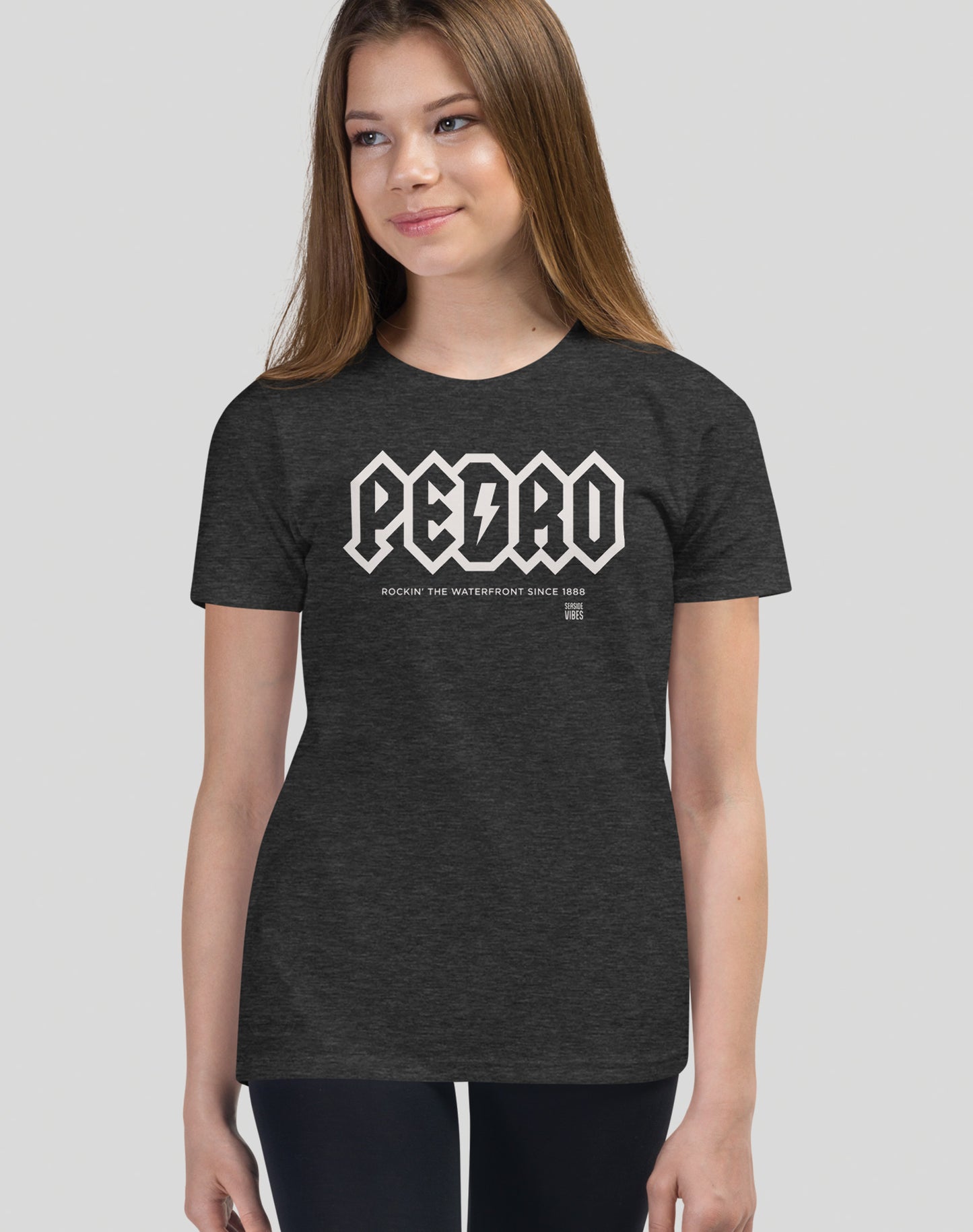 Youth: San Pedro Rocks Tee | Dark Grey Heather