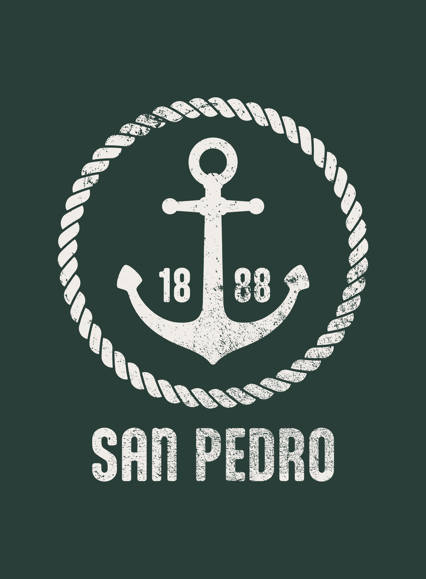Youth: San Pedro Roots Tee - Heather Forest