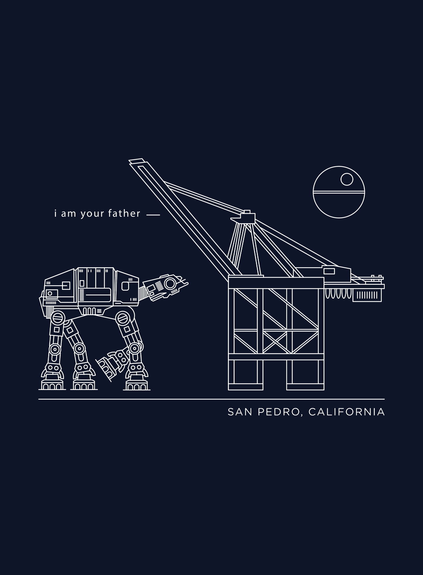 Youth: San Pedro I Am Your Father Tee - Navy