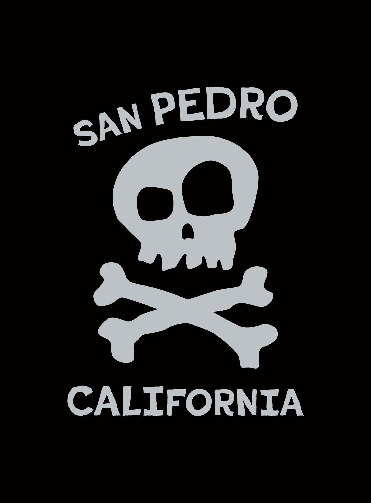 San Pedro Skull and Bones Tote Bag