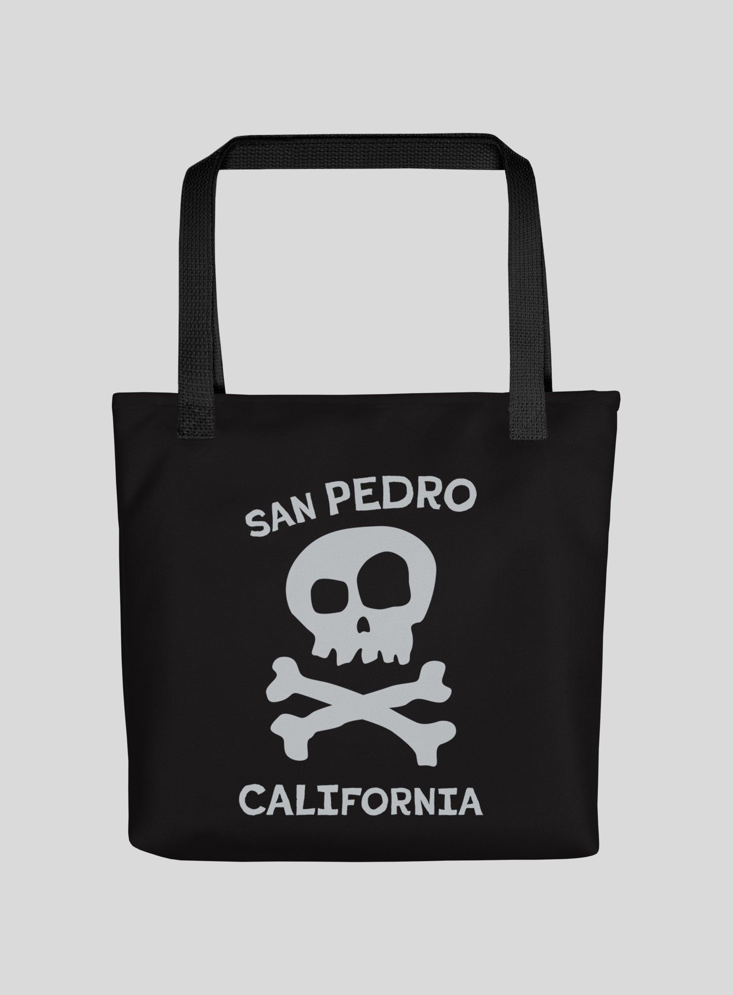 San Pedro Skull and Bones Tote Bag