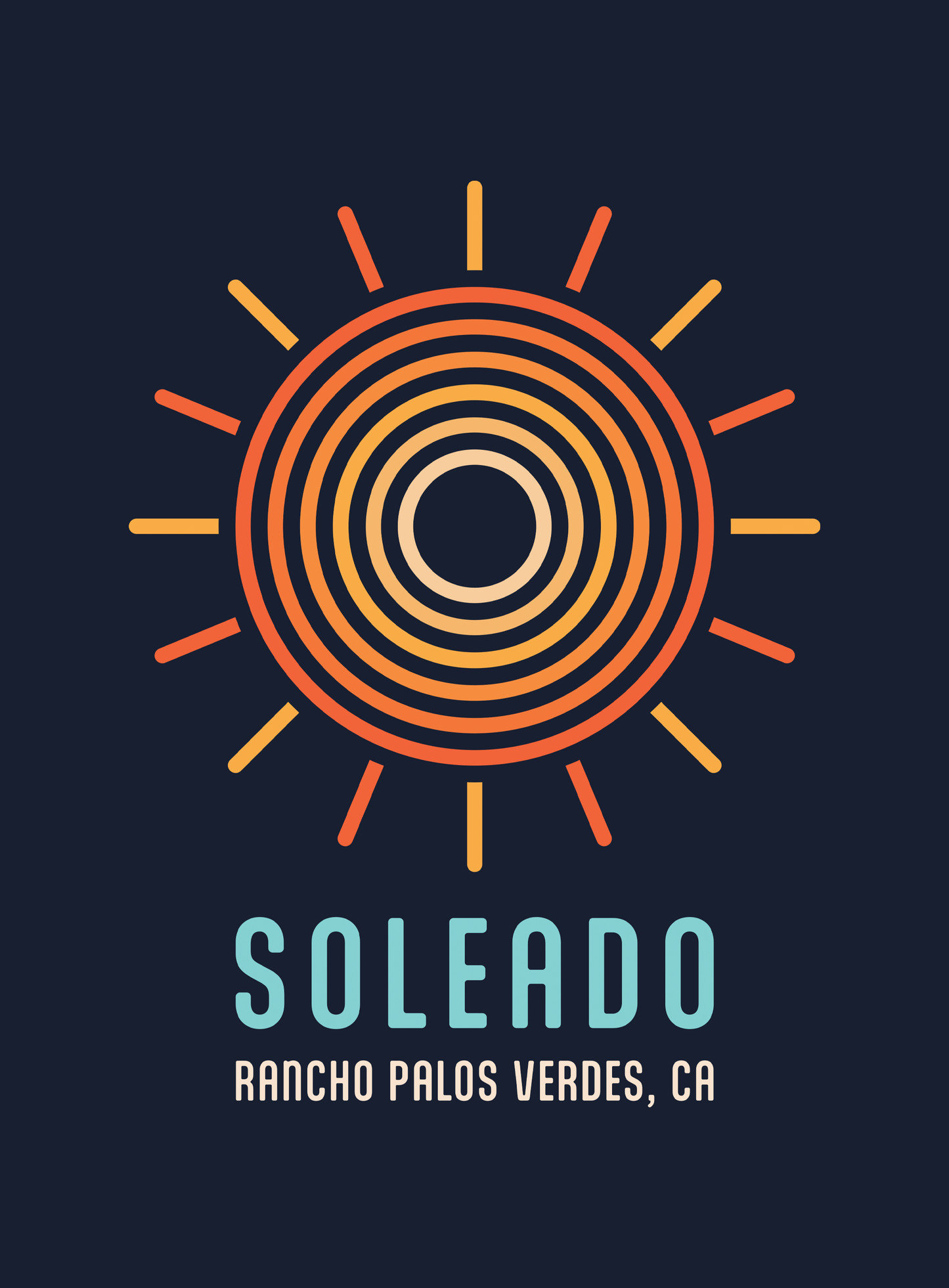 Youth: Soleado Swirl Tee - Navy