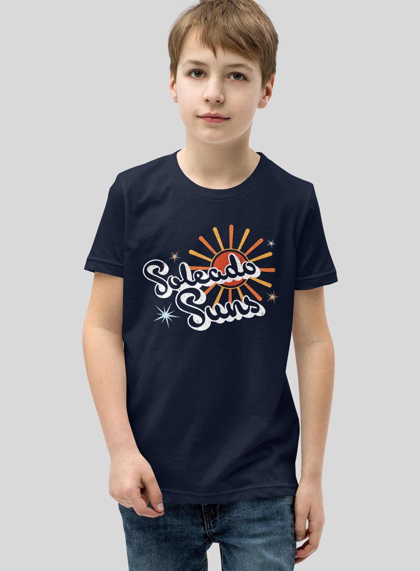 Youth: Soleado 70s Vibes Tee - Navy