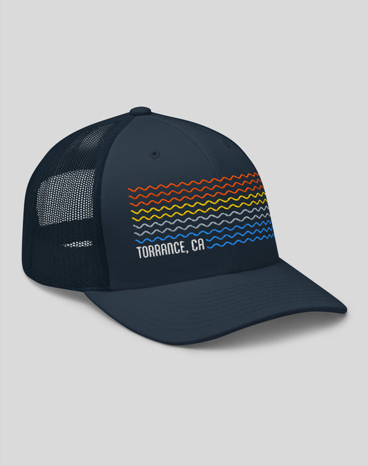 Torrance Vibes Trucker Hat | Navy/Navy