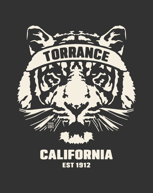 Youth: Torrance Tiger Ambush Tee | Dark Grey Heather