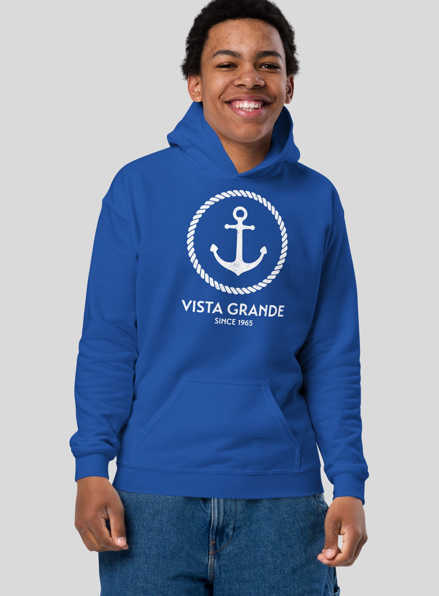 Youth: VG Anchor Pullover Hoodie - Royal