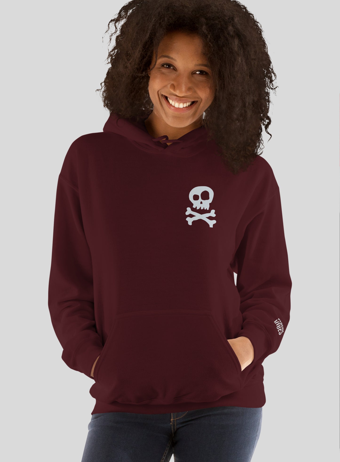 Unisex: Locals Only EM Exclusive Pullover Hoodie - Maroon