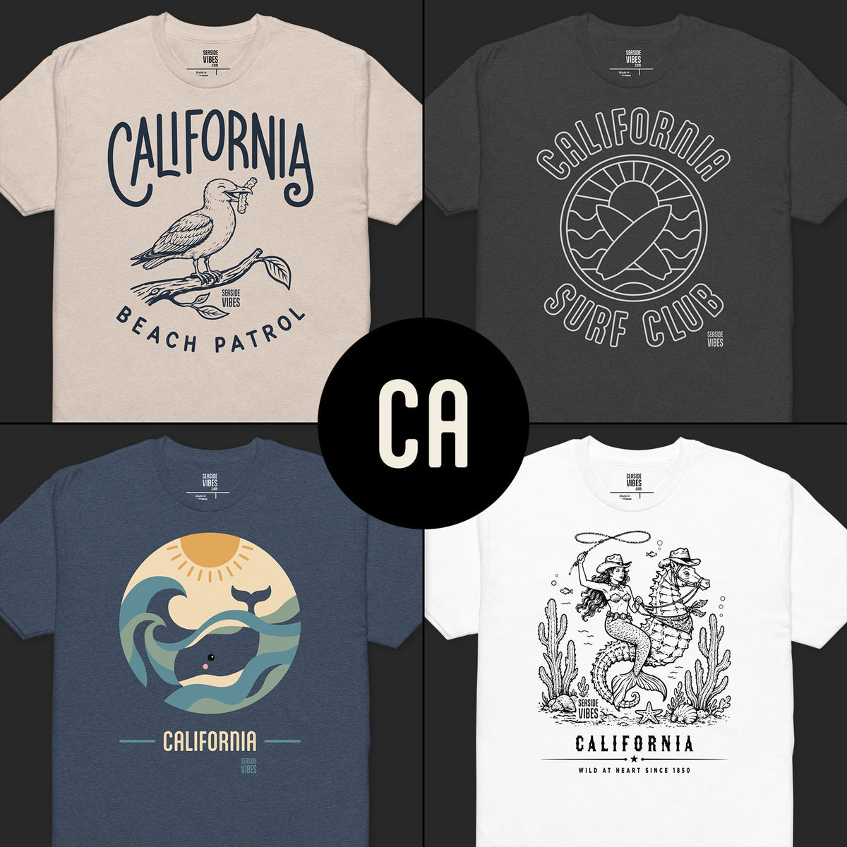 California T-Shirts, Hats, & Apparel
