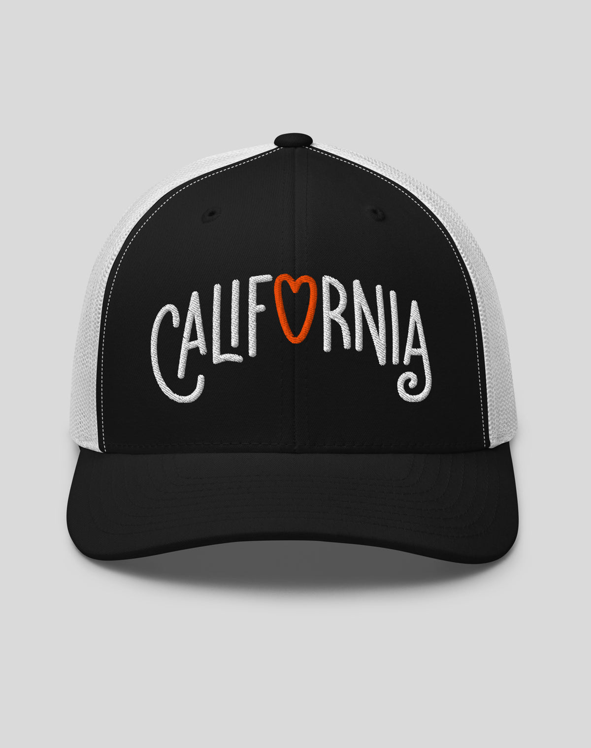 California Love Trucker Hat | Black/White