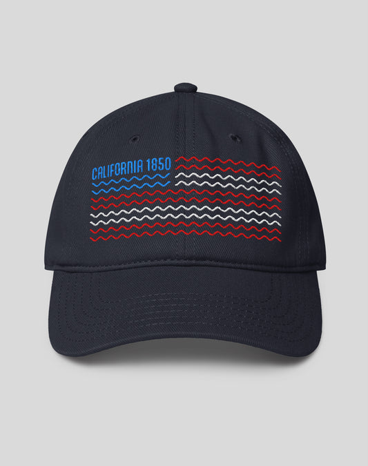 California 1850 Low Profile Dad Hat - Dark Navy